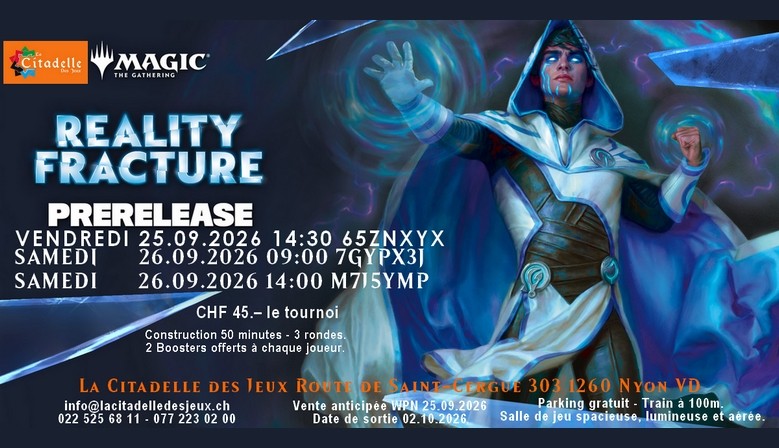 Reality Fracture 25.09.2026 WPN Early sales & Prerelease - 02.10.2026 Release